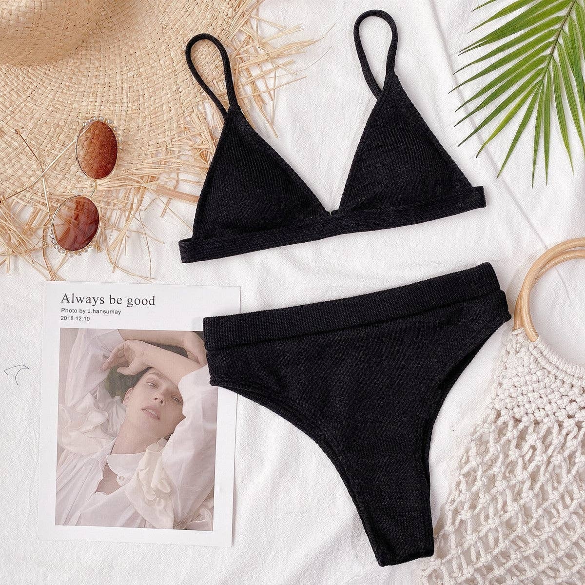Kustom Kreations Goods High Waisted Lavender Bikini Bottoms Summer Soulstice